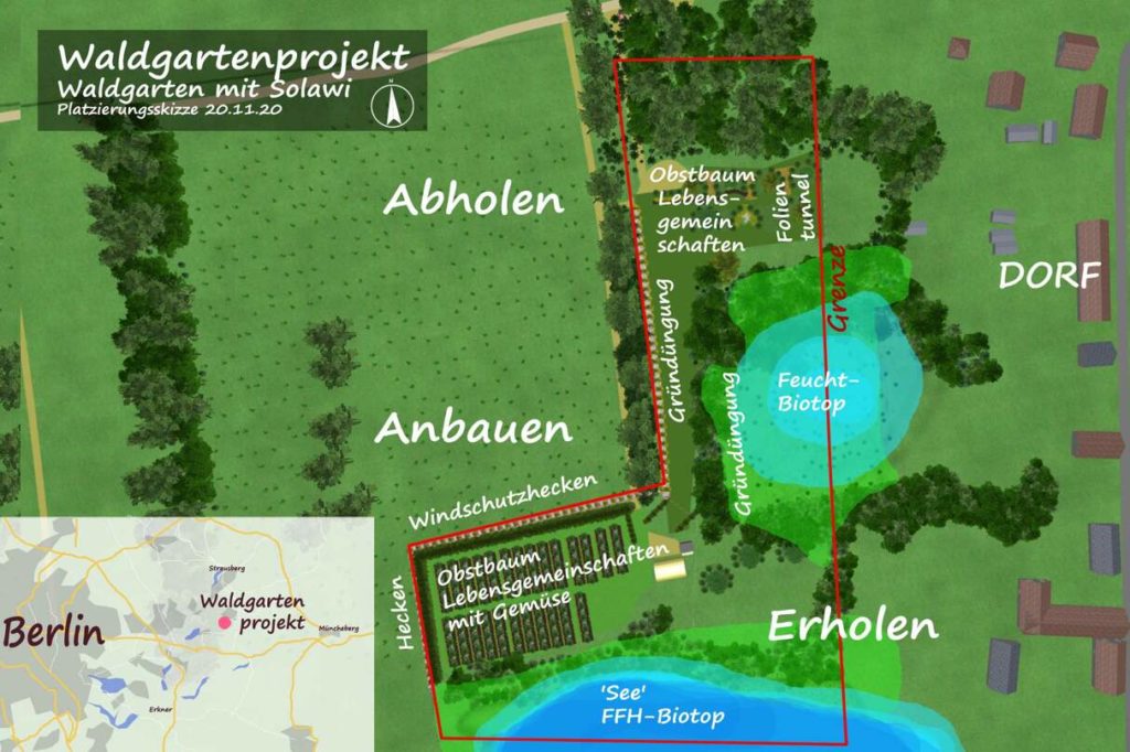 Waldgartenprojekt Berlin Rehfelde